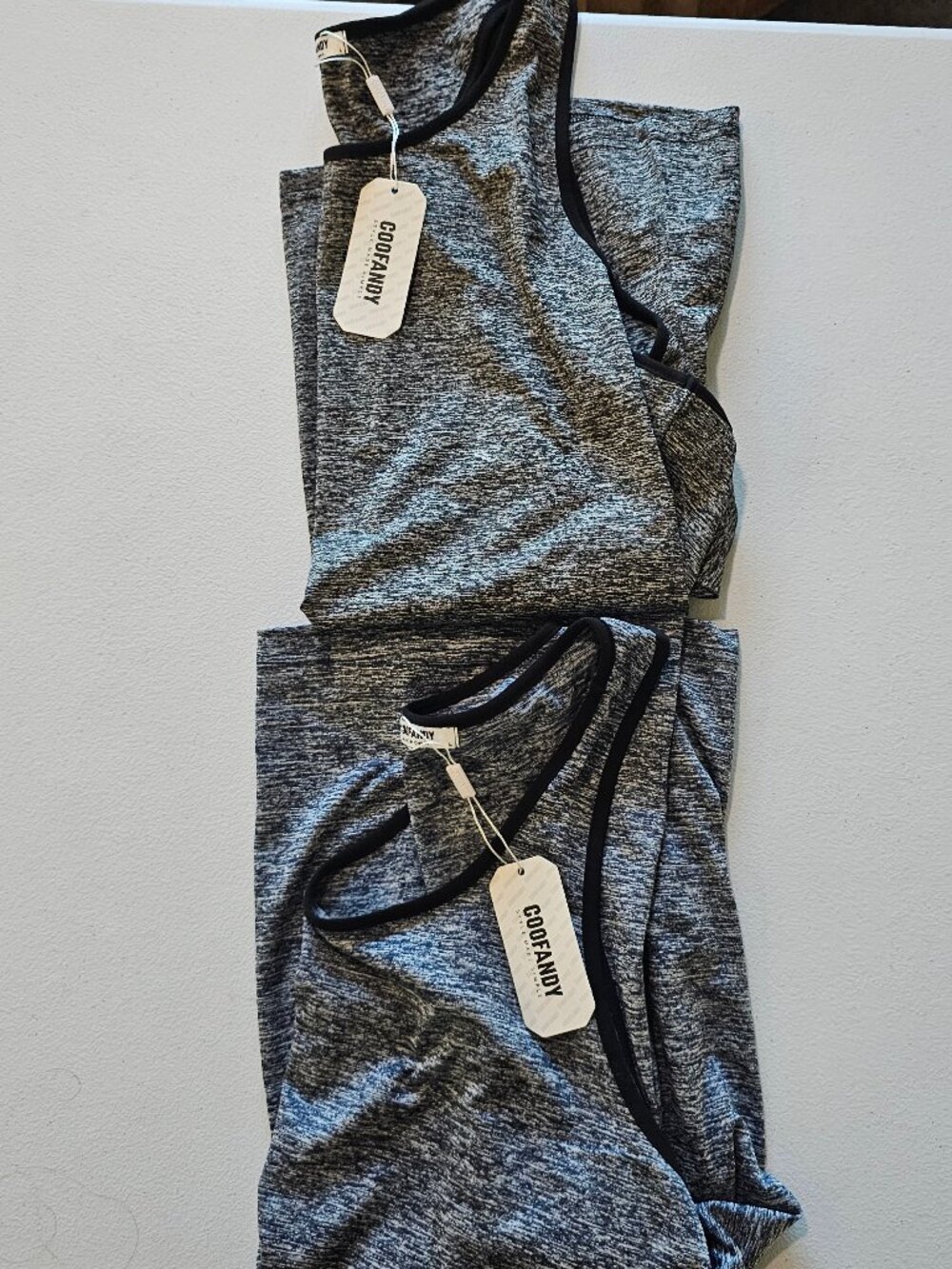 2 Pack COOFANDY Men's Workout Tank Tops | Gym Bodybuilding Sleeveless T Shirts